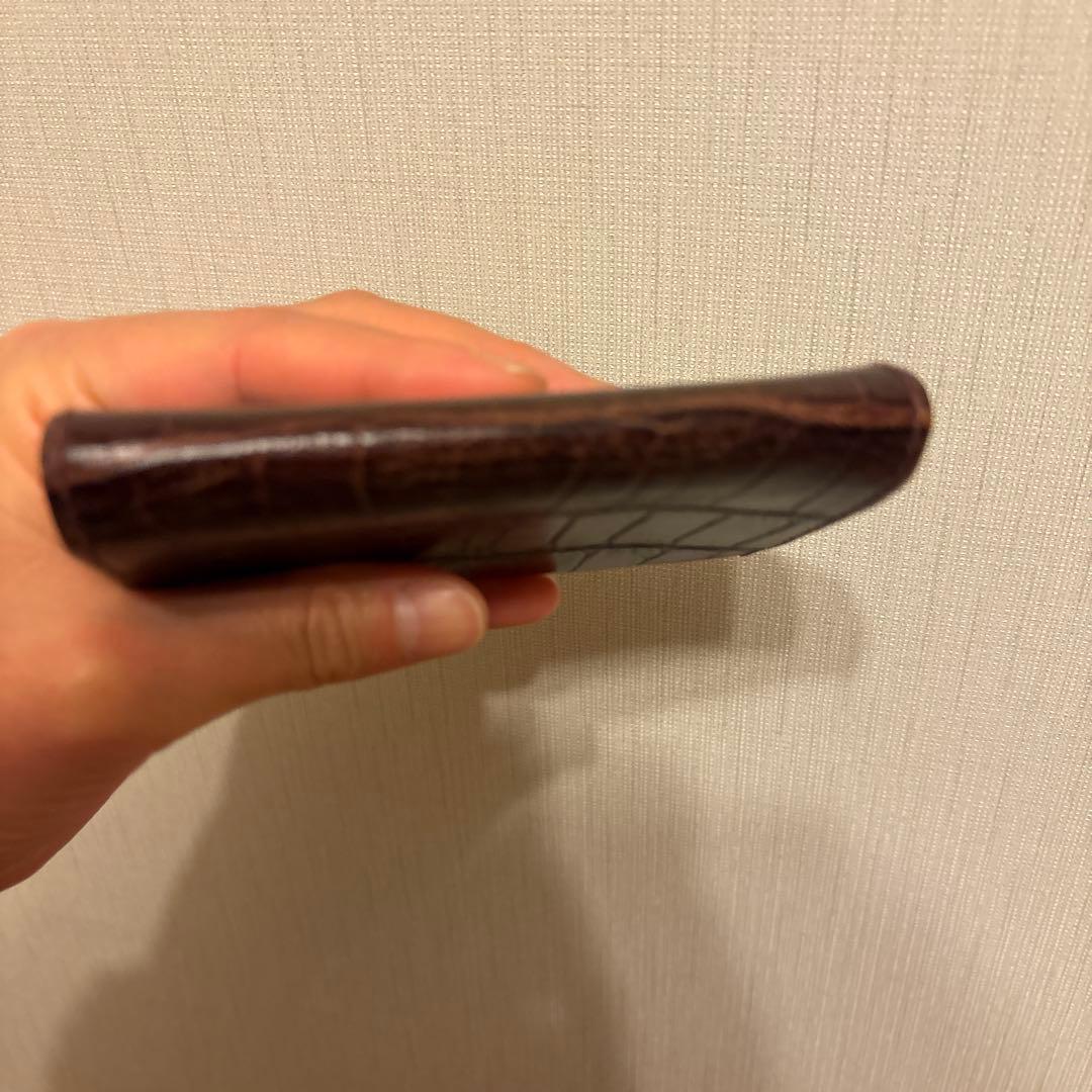 【Felisi】名刺入れ カードケース クロコダイルエンボスの写真3枚目