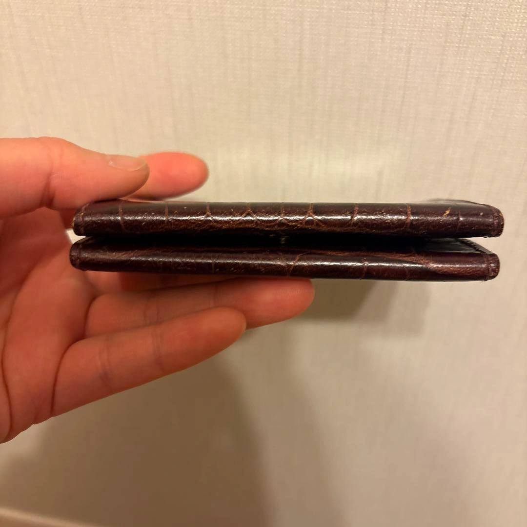 【Felisi】名刺入れ カードケース クロコダイルエンボスの写真4枚目