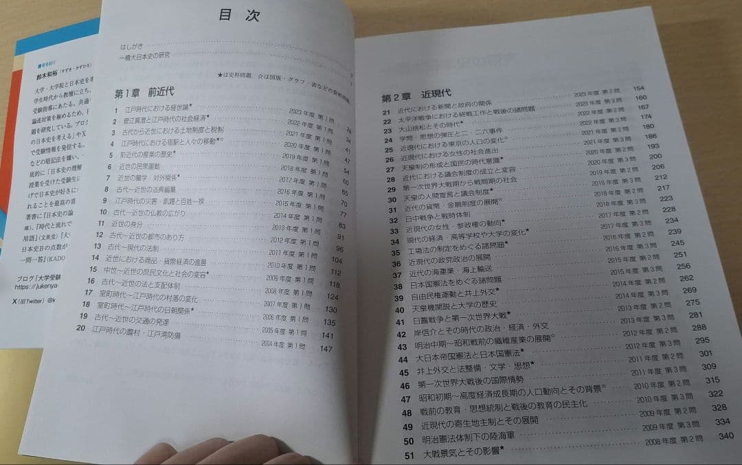 新品赤本 2004~2023一橋大の日本史20カ年(第６版) 一橋大入試問題事典の写真4枚目