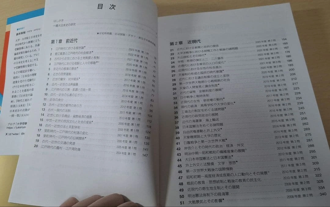 新品赤本 2004~2023一橋大の日本史20カ年(第6版) 一橋大入試問題事典の写真4枚目