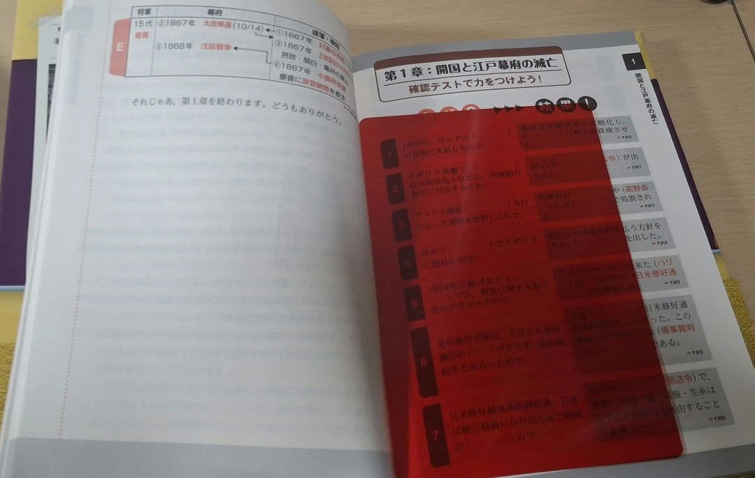 金谷の日本史「なぜ」と「流れ」がわかる本(改訂版)近現代史 CDと赤シート付きの写真6枚目