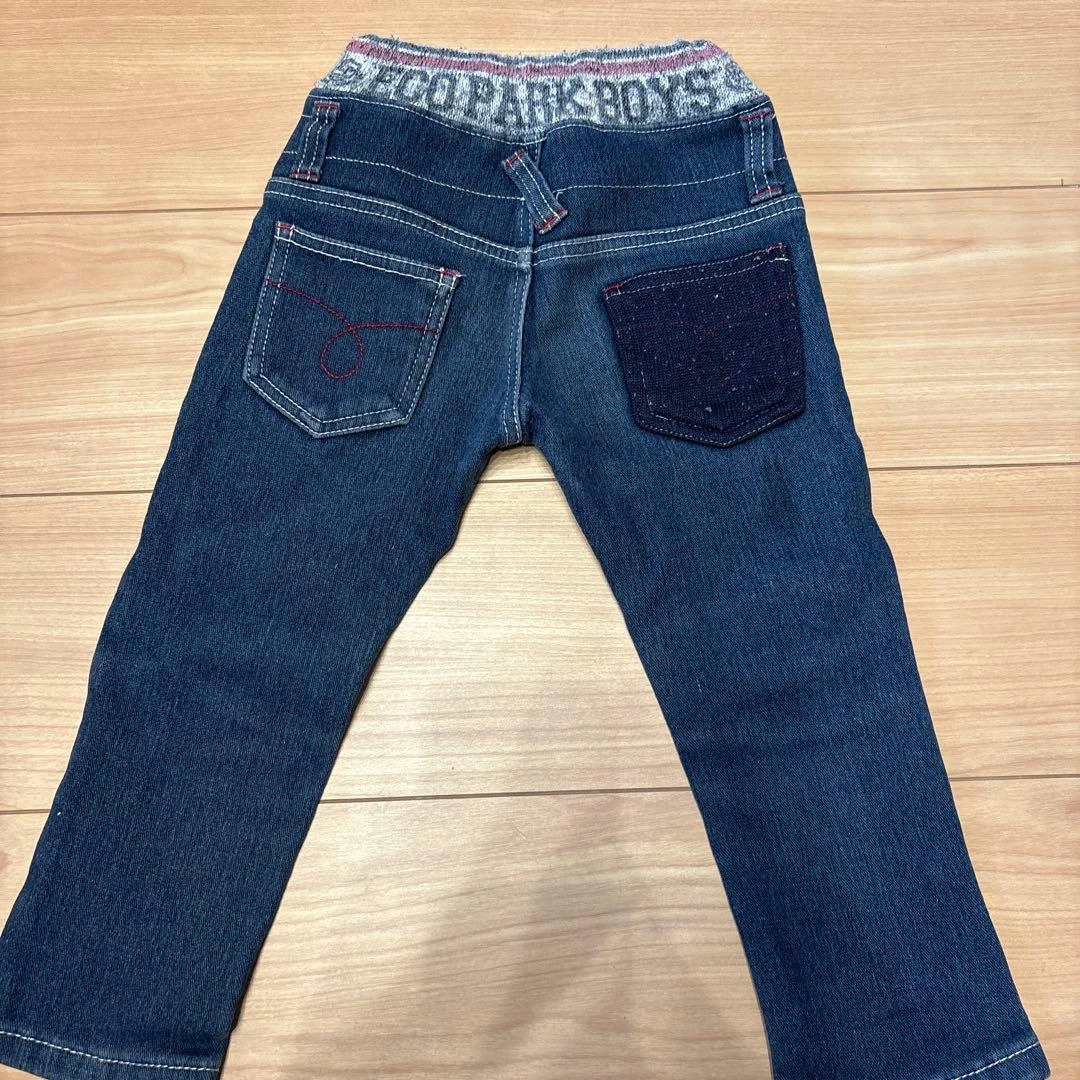 ECOLOGICAL BOYS ダークブルー パンツ 95の写真2枚目