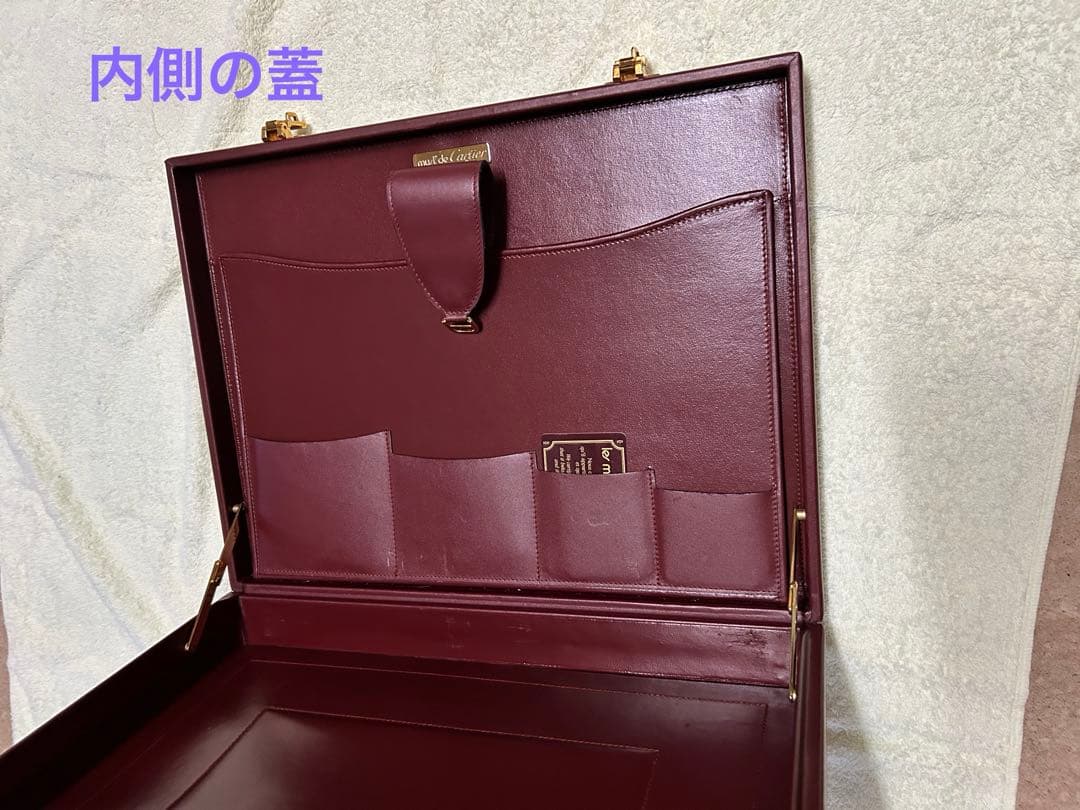 Cartier カルティエ マストライン アタッシュケースの写真8枚目