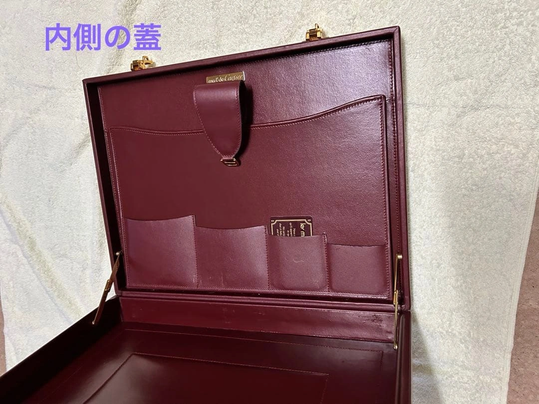 Cartier カルティエ マストライン アタッシュケースの写真8枚目