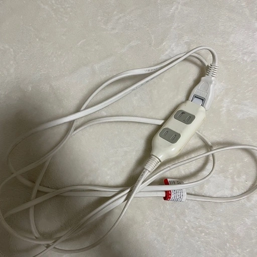 【オーム電機】延長コード 電気タップ 2m