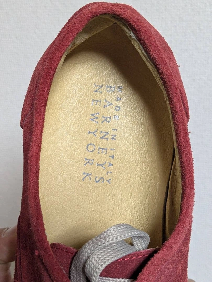 BARNEYS NEW YORK スエードスニーカー 約24cmレディース 本革の写真8枚目