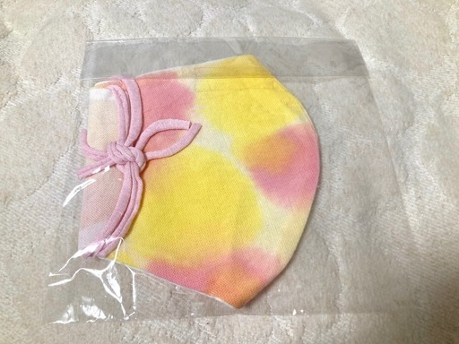 ハンドメイド　カラフル布マスク3枚:未使用:ガーゼマスク: 立体マスク:服飾小物:衛生品の写真3枚目