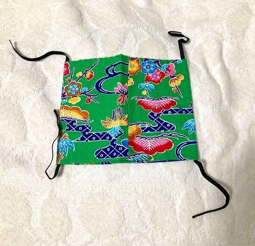 ハンドメイド　カラフル布マスク3枚:未使用:ガーゼマスク: 立体マスク:服飾小物:衛生品の写真4枚目