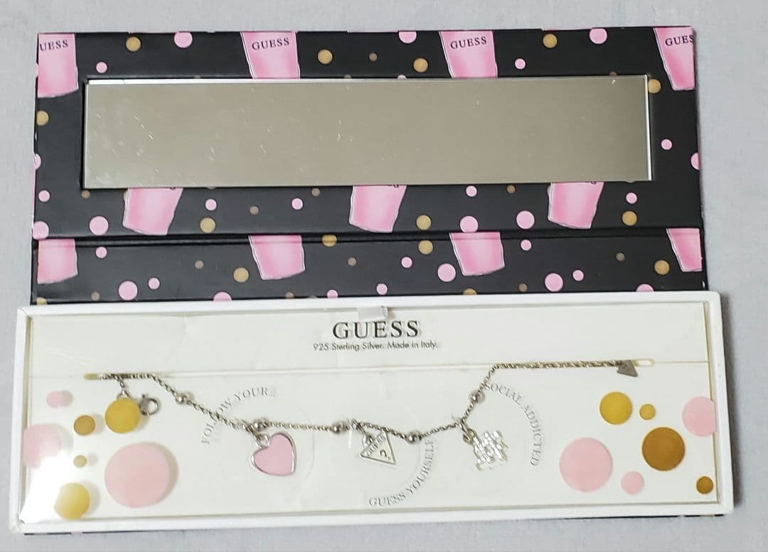 GUESS 925 シルバーブレスレット（未使用・箱付き）
