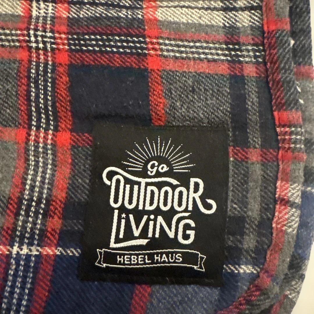 Outdoor Living チェック柄ブランケットの写真2枚目
