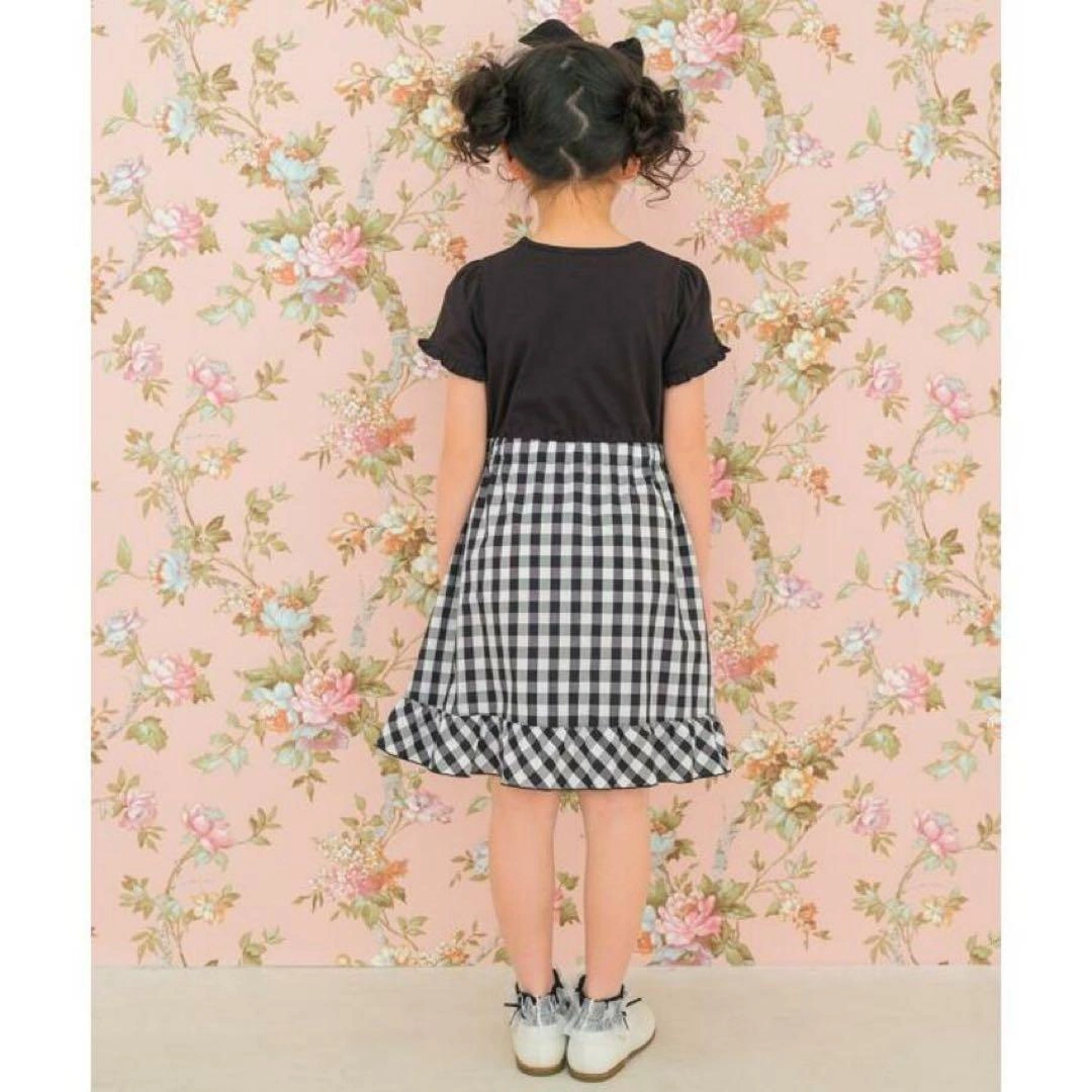 むーのんのん ギンガムチェックワンピースの写真3枚目