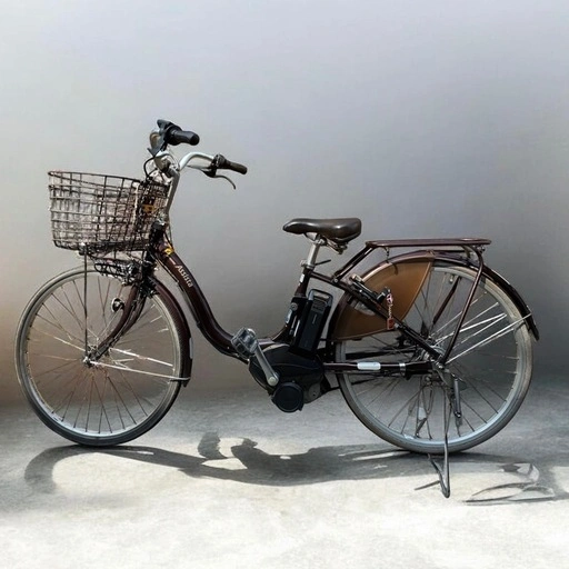 電動自転車 assista フロントバスケット変更可、リアバスケット追加可