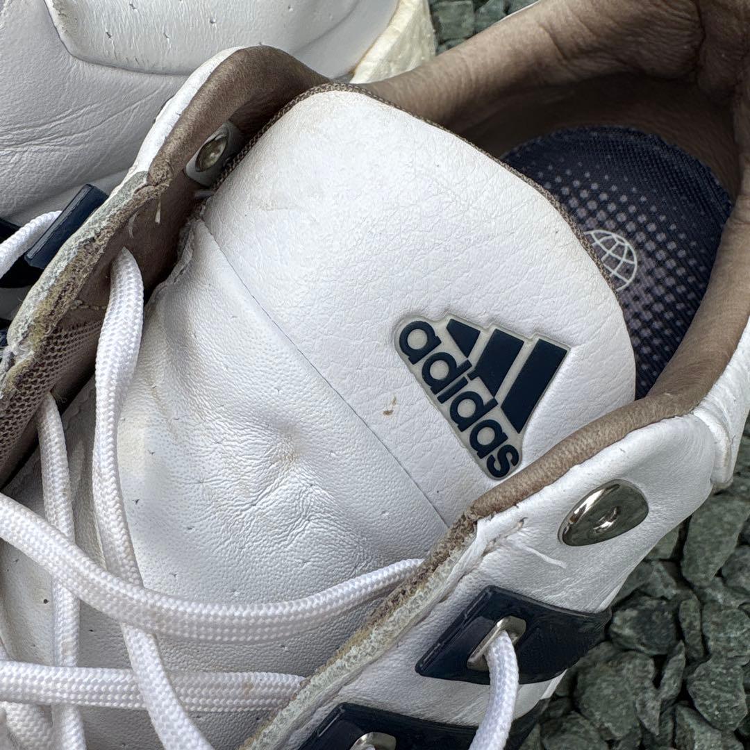 adidas Tour360 22ゴルフシューズ ホワイト メンズ 27.5cmの写真3枚目