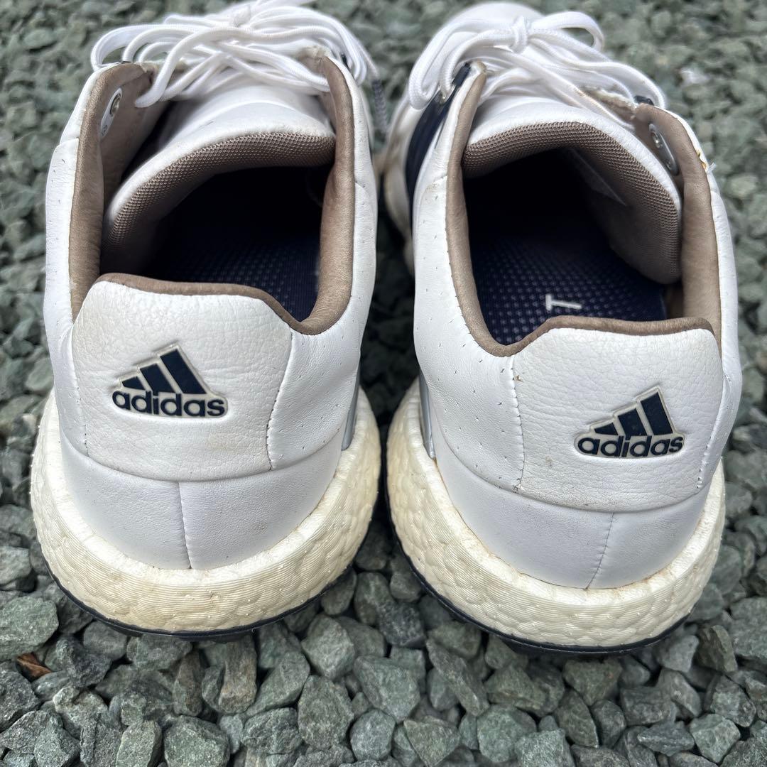 adidas Tour360 22ゴルフシューズ ホワイト メンズ 27.5cmの写真4枚目
