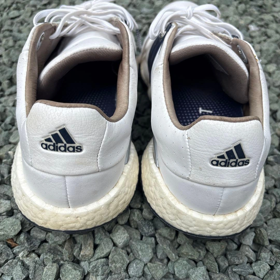 adidas Tour360 22ゴルフシューズ ホワイト メンズ 27.5cmの写真4枚目