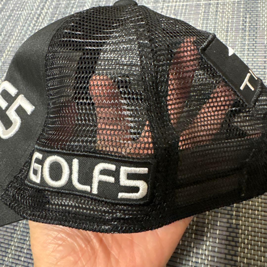 【GOLF5】ブラックキャップ メッシュの写真3枚目