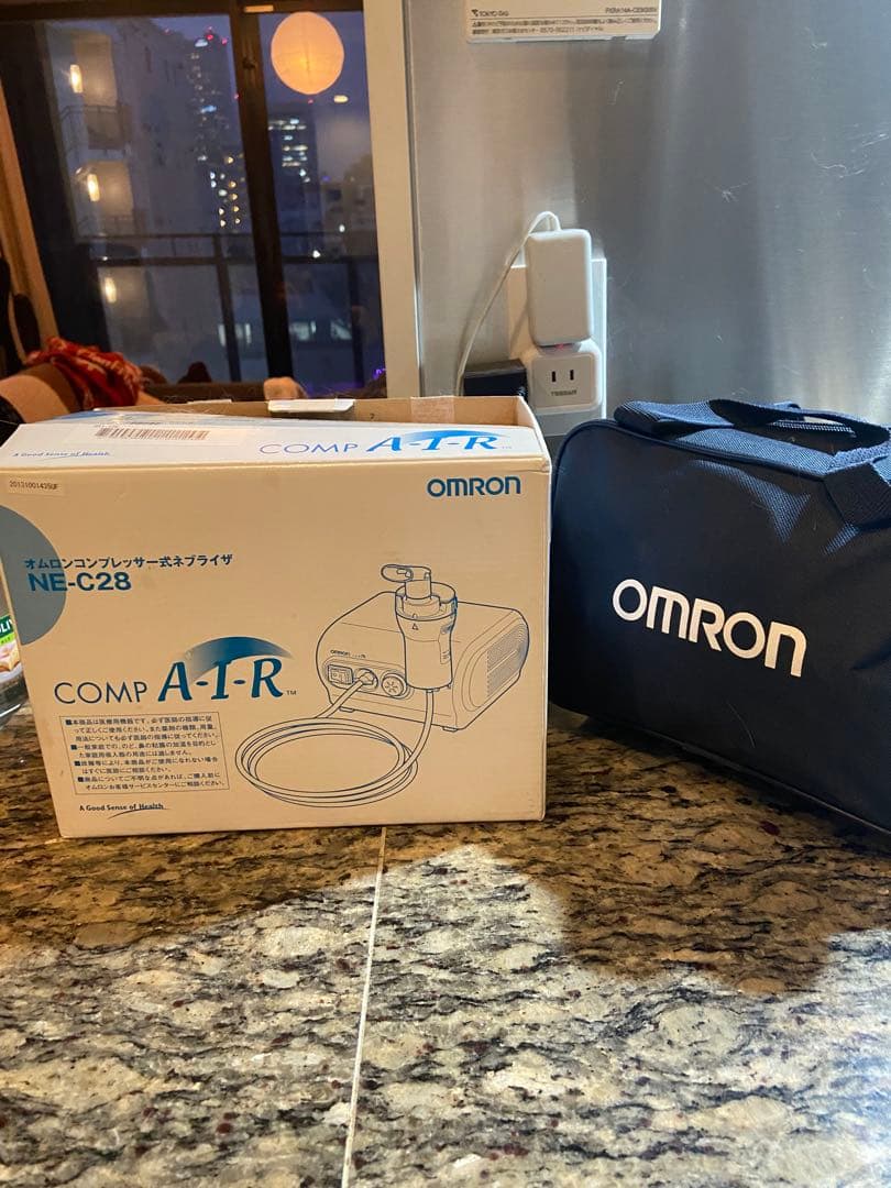 OMRON ネブライザー NE-C28 コンプレッサー式吸入器 クマデコ付きの写真3枚目