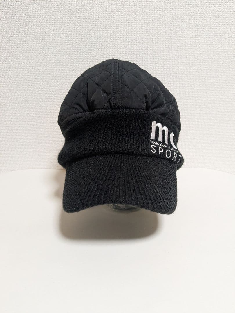 MC SPORT マリクレール ゴルフ キャップ 帽子 キルティング ニットの写真3枚目