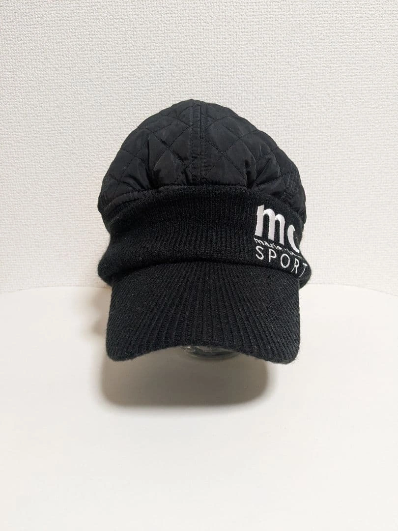 MC SPORT マリクレール ゴルフ キャップ 帽子 キルティング ニットの写真3枚目