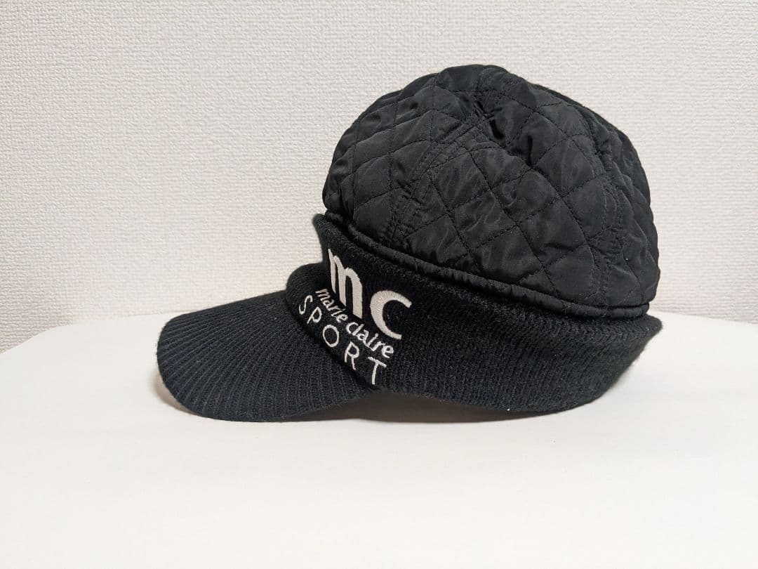 MC SPORT マリクレール ゴルフ キャップ 帽子 キルティング ニットの写真4枚目