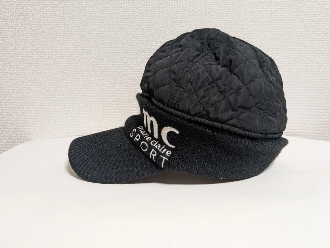 MC SPORT マリクレール ゴルフ キャップ 帽子 キルティング ニットの写真4枚目