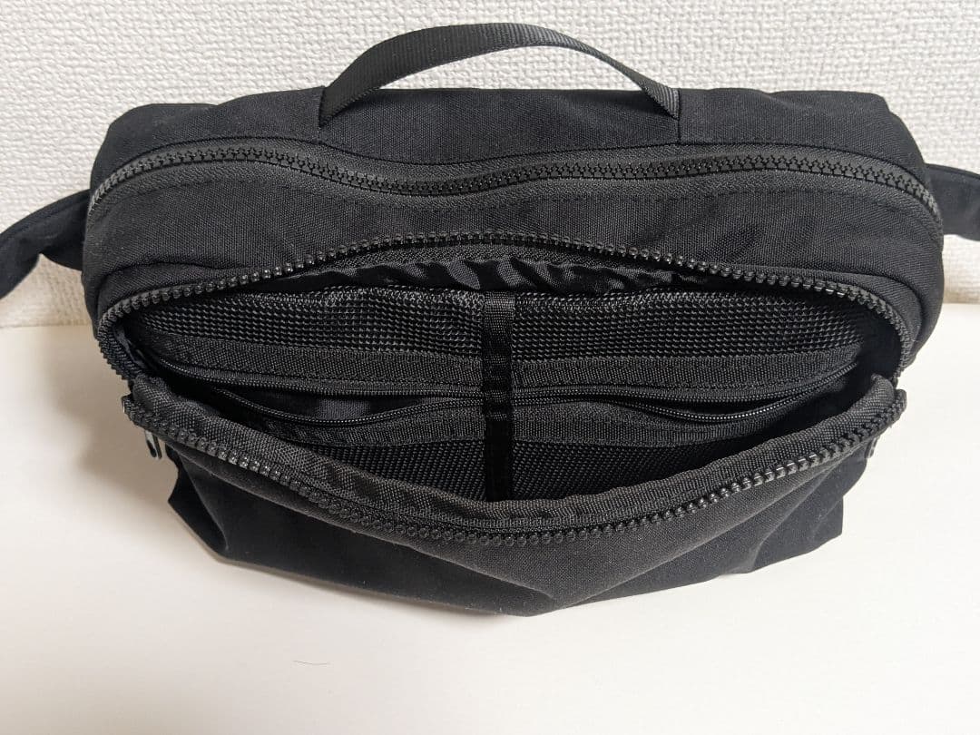 【美品】CORDURA 2WAYボディバッグ 黒の写真6枚目