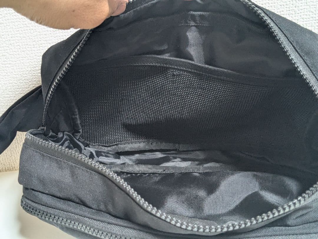 【美品】CORDURA 2WAYボディバッグ 黒の写真7枚目