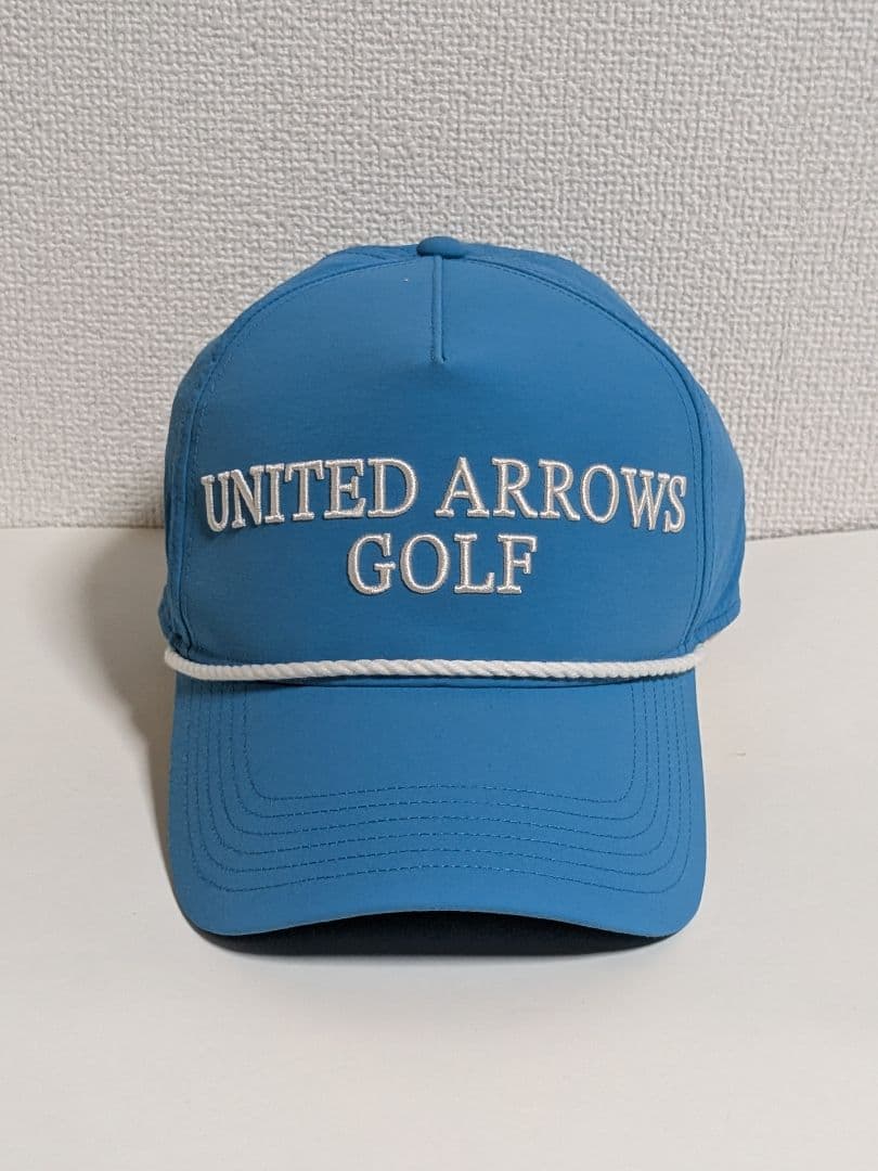United Arrows Golf キャップ 青 高機能ストラップ