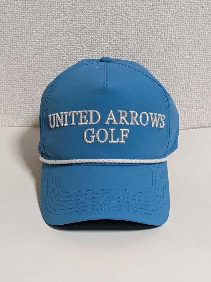 United Arrows Golf キャップ 青 高機能ストラップ