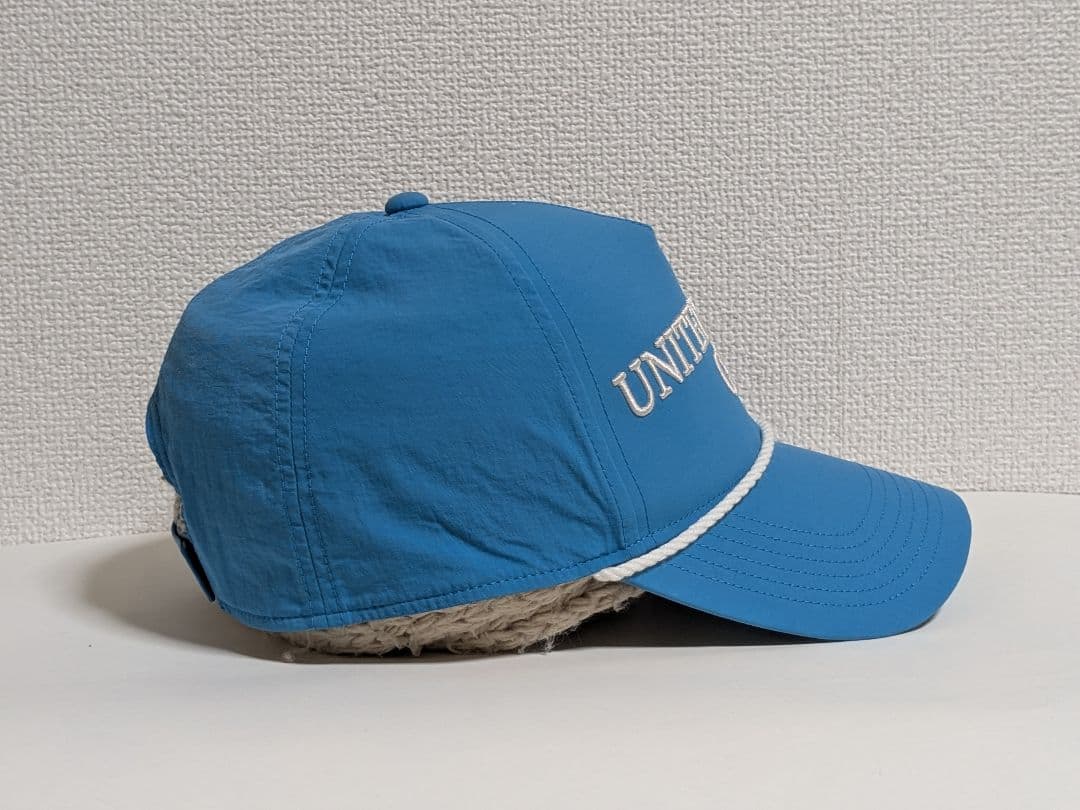 United Arrows Golf キャップ 青 高機能ストラップの写真2枚目