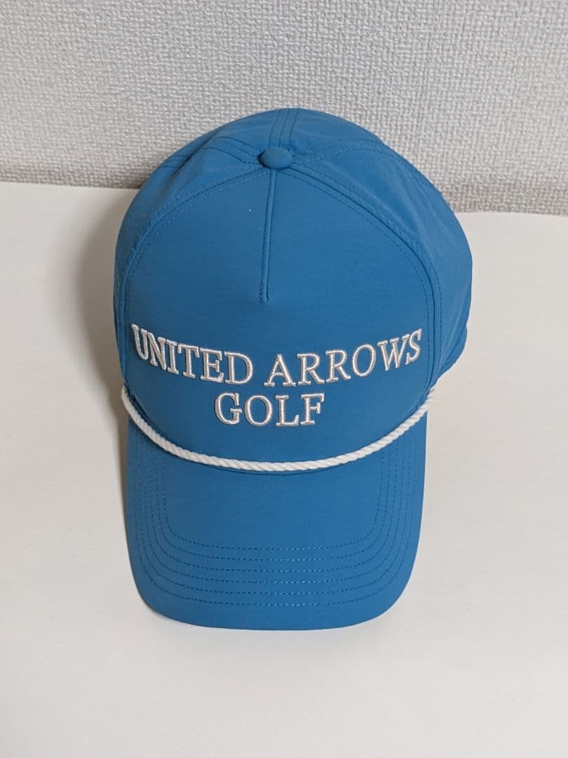 United Arrows Golf キャップ 青 高機能ストラップの写真4枚目