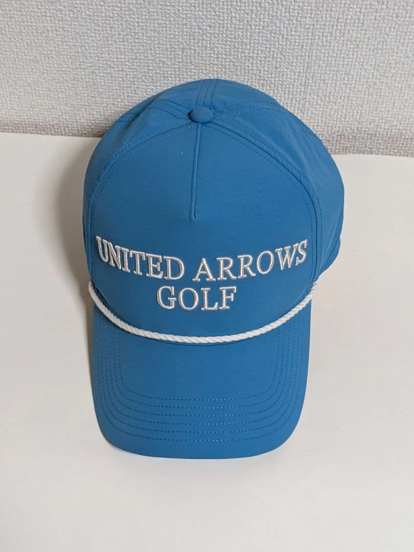 United Arrows Golf キャップ 青 高機能ストラップの写真4枚目
