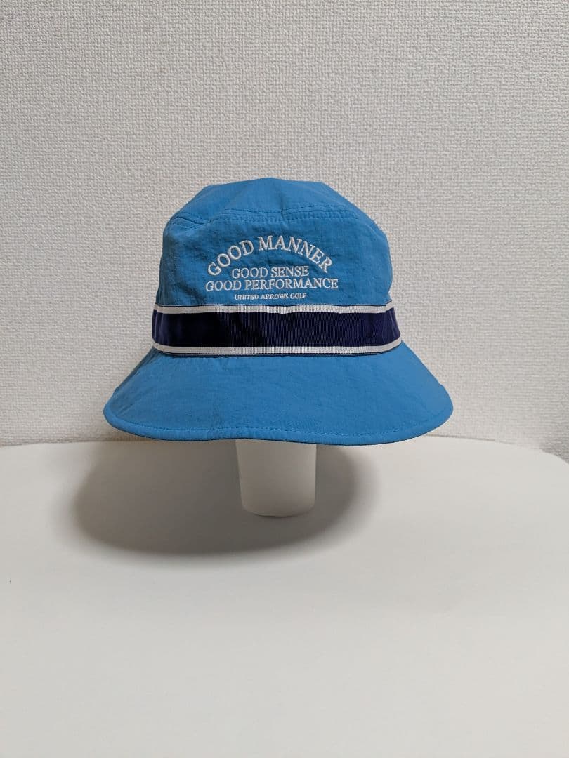 United Arrows Golf バケットハット 青 美品の写真2枚目