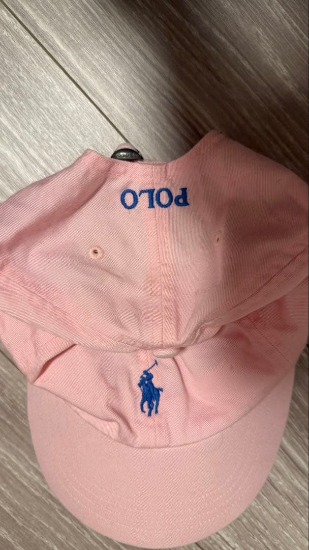 POLO RALPH LAUREN ピンクキャップの写真2枚目