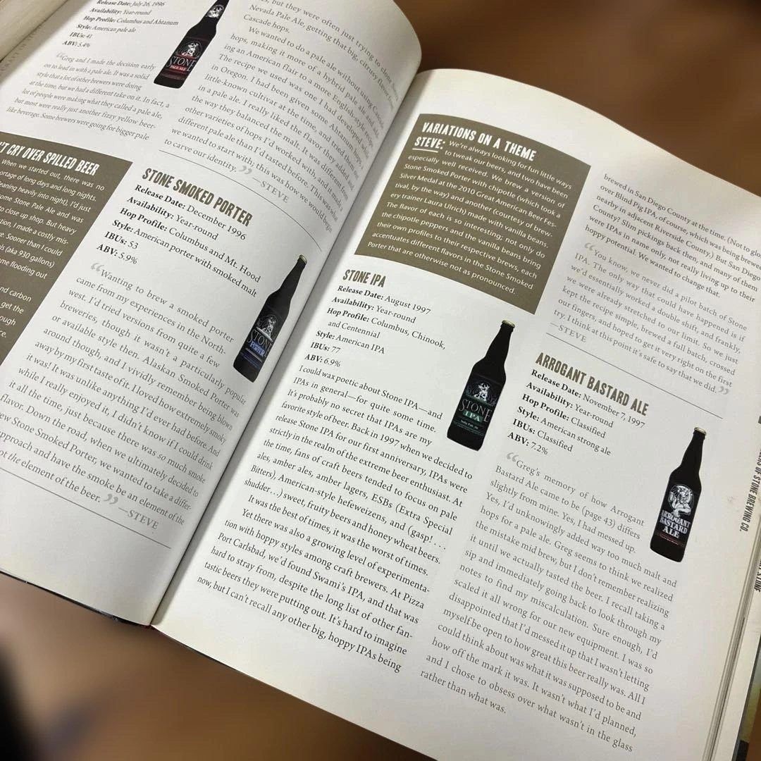 Stone Brewing レシピ本 クラフトビール 英語 洋書 ビール本の写真2枚目