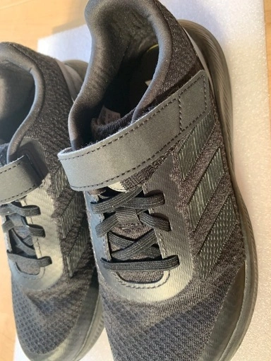 adidas スニーカー クラウドフォーム オールブラック 21cmの写真4枚目