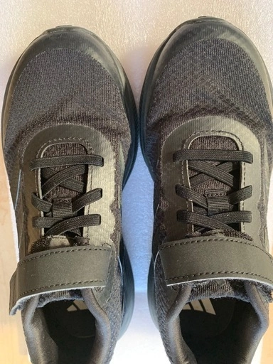 adidas スニーカー クラウドフォーム オールブラック 21cmの写真5枚目