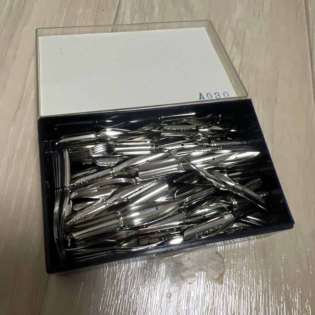 ZEBRA NO.120 替えペン先 クローム色 144本入の写真5枚目