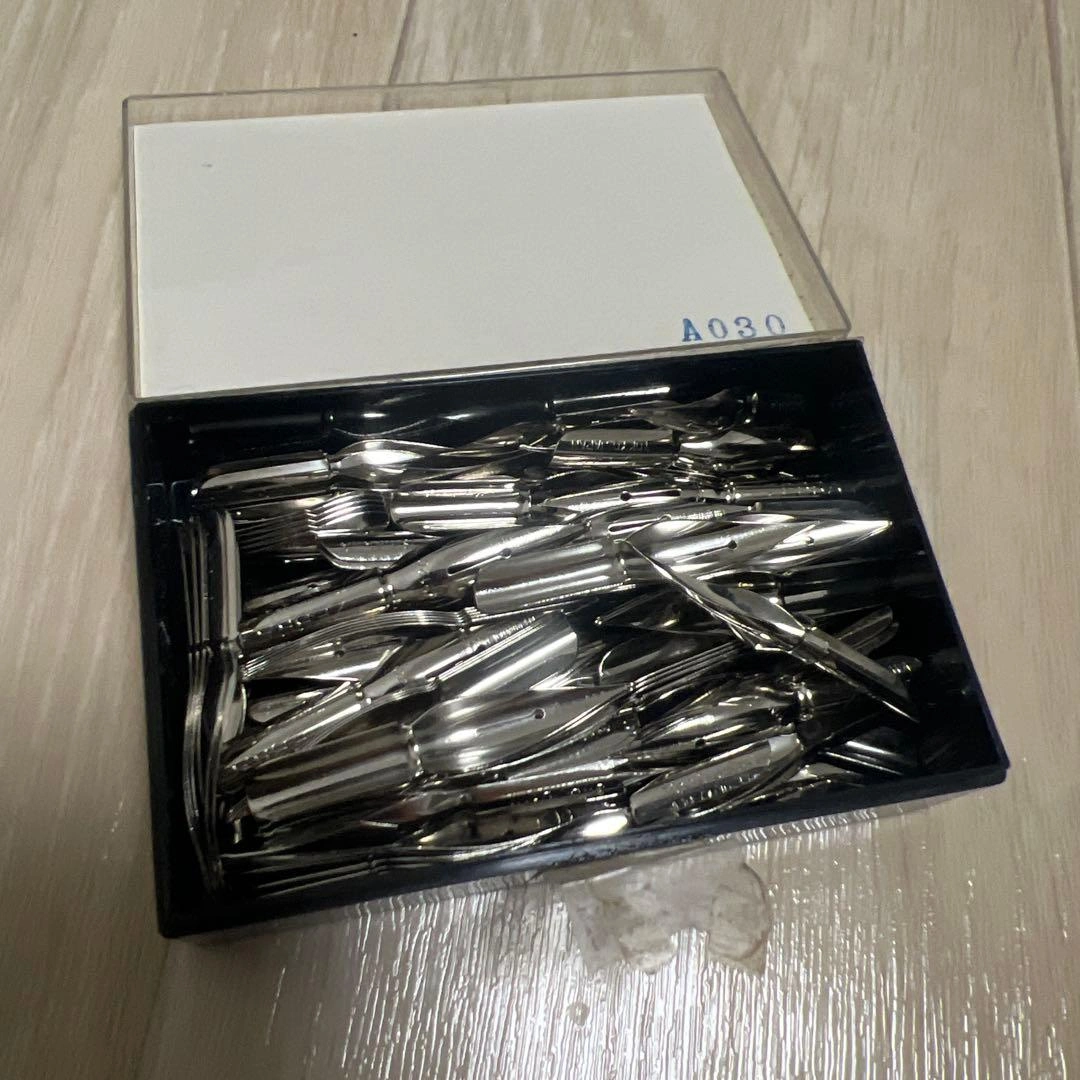 ZEBRA NO.120 替えペン先 クローム色 144本入の写真5枚目