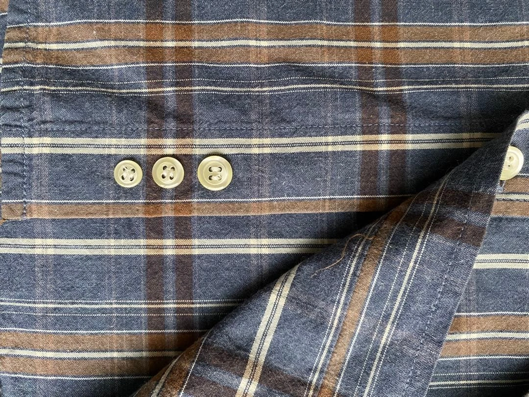 Henry Cottons チェック柄シャツ 39-15 1/2 M Lの写真4枚目