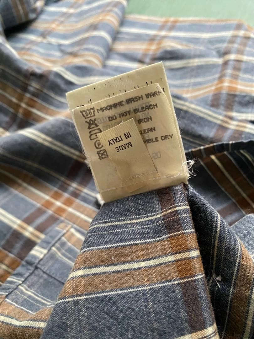 Henry Cottons チェック柄シャツ 39-15 1/2 M Lの写真5枚目