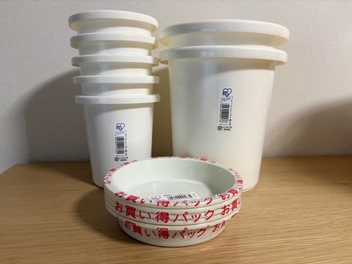 アイリスオーヤマ 植木鉢セット（未使用）