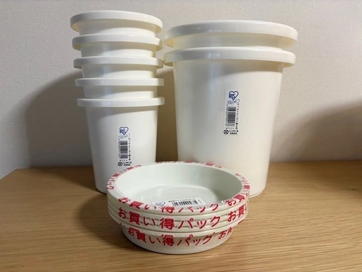 アイリスオーヤマ 植木鉢セット(未使用)