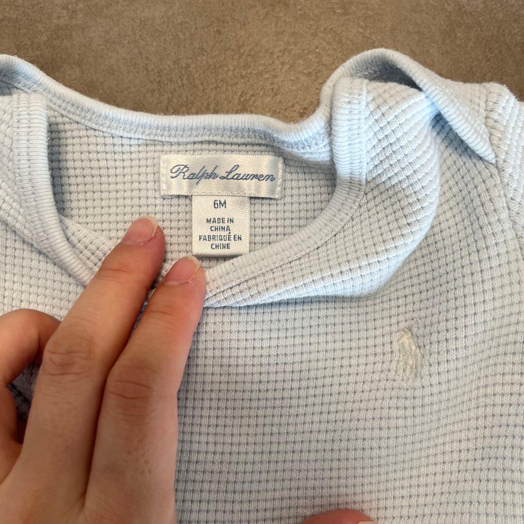 Ralph Lauren 長袖ロンパース 6Mの写真3枚目