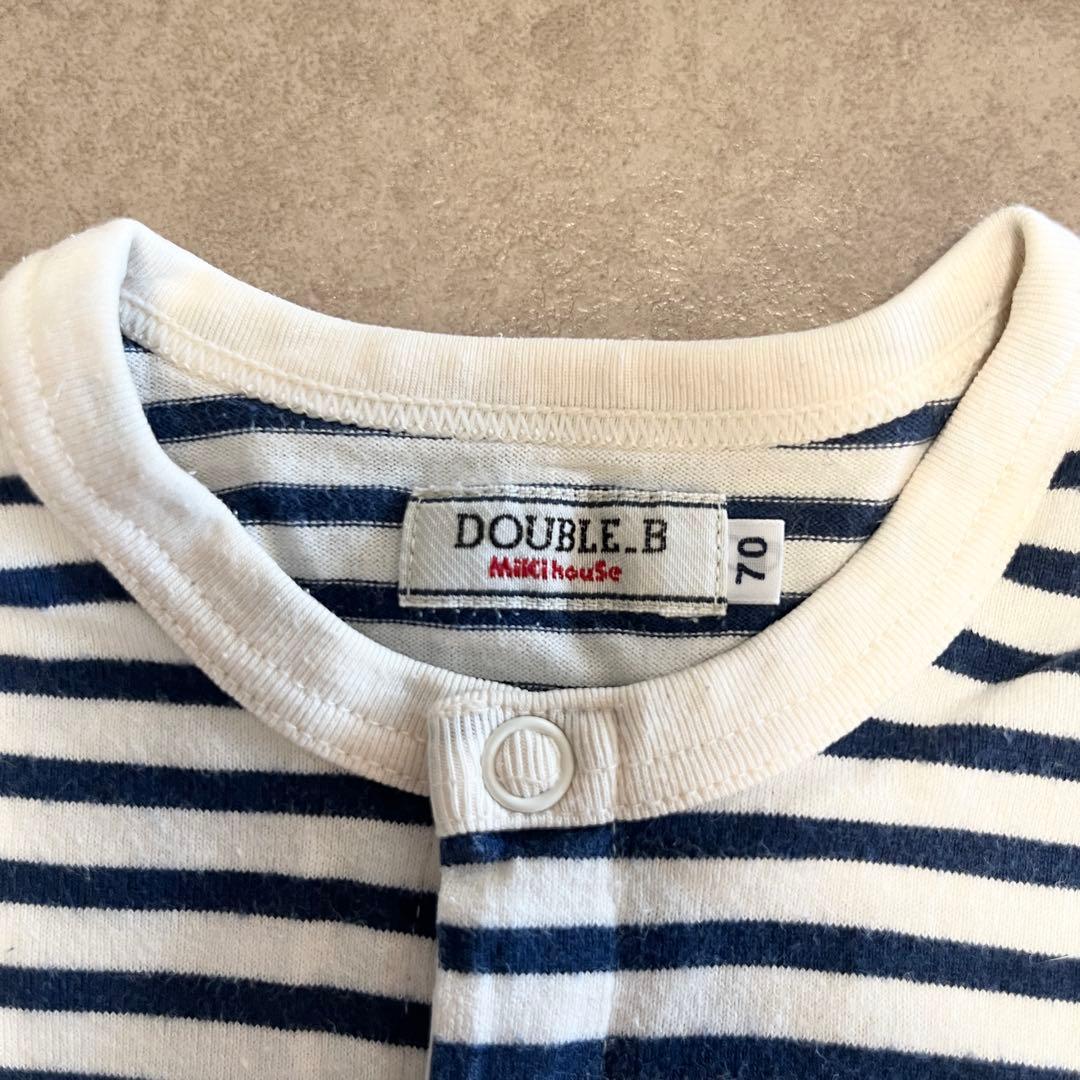 Double.b ロンパース・outdoor帽子セットの写真4枚目