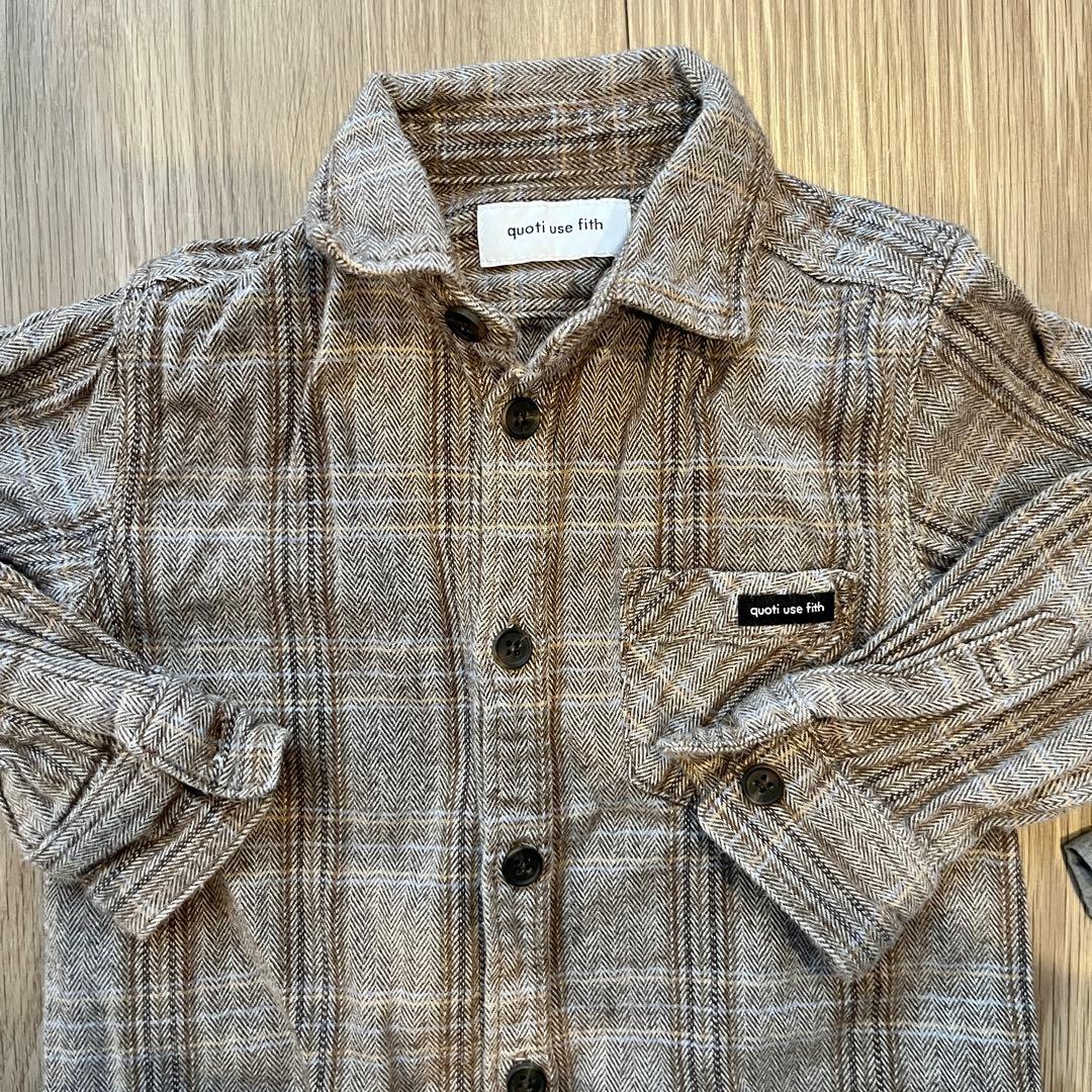 【美品】FITH カジュアル服4枚セット Mサイズ(80-90cm)の写真4枚目