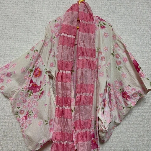 浴衣 ピンク系 桜 5歳ー6歳