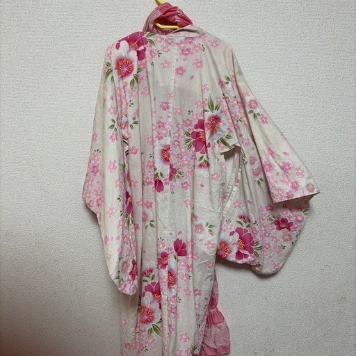 浴衣 ピンク系 桜 5歳ー6歳の写真3枚目