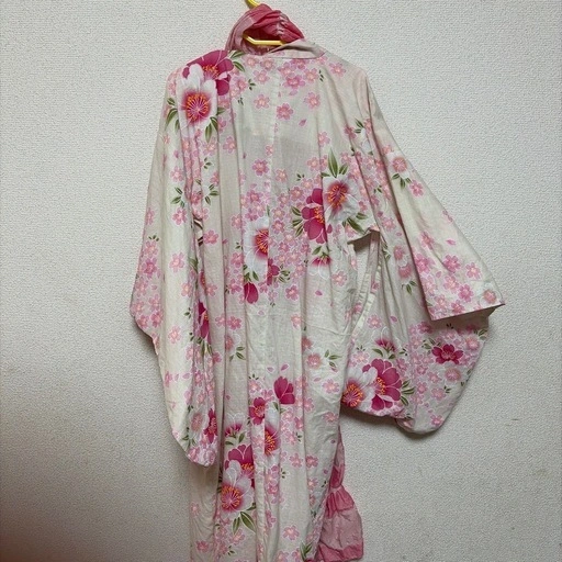 浴衣 ピンク系 桜 5歳ー6歳の写真3枚目