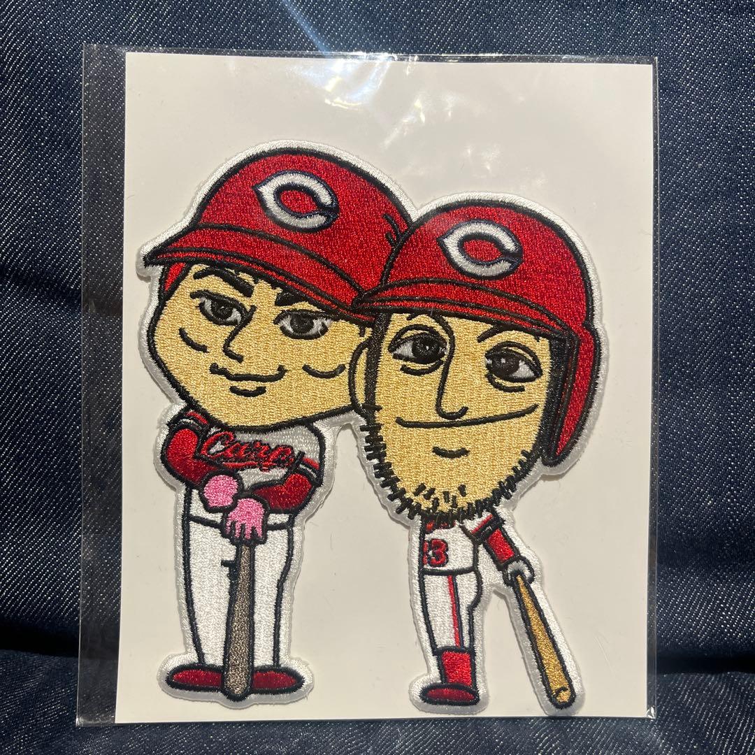 Carp キャラクター刺繍ワッペン 菊池涼介　中崎翔太　丸佳浩の写真2枚目